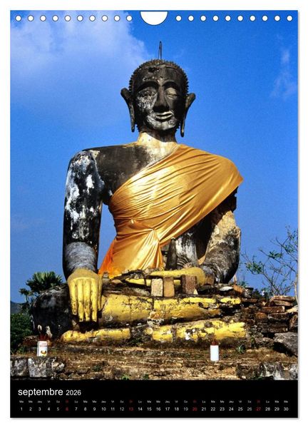 Produktbild: Bouddha Portraits du Sage (Calendrier mural 2026 DIN A4 horizontal), CALVENDO calendrier mensuel