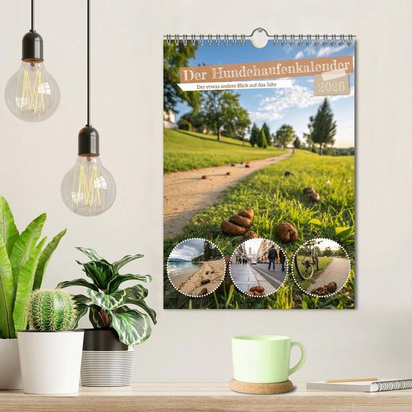 Produktbild: Der Hundehaufenkalender (Wandkalender 2026 DIN A4 hoch), CALVENDO Monatskalender