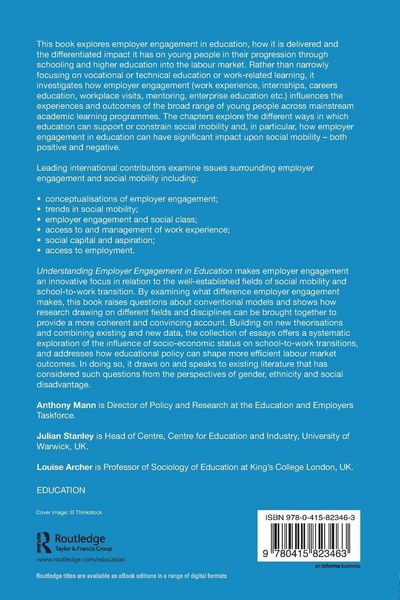 Produktbild: Understanding Employer Engagement in Education
