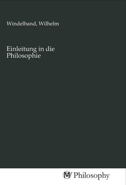 Produktbild: Einleitung in die Philosophie