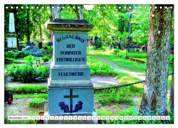 Produktbild: Treffpunkt Tartu - Estlands Universit&auml;tsstadt (Wandkalender 2026 DIN A4 quer), CALVENDO Monatskalender