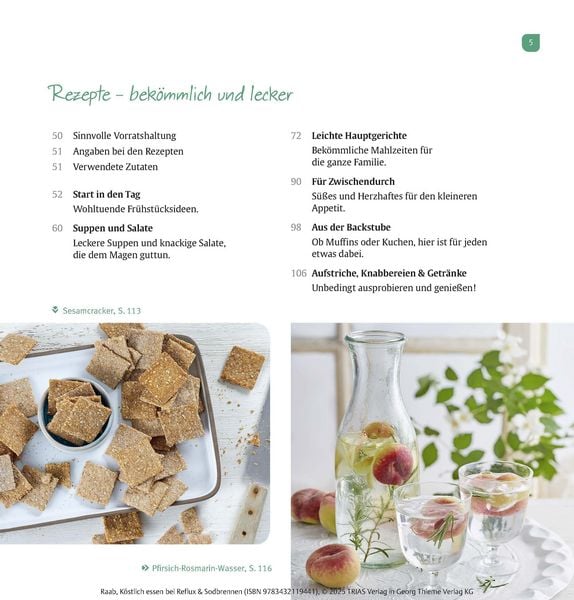 Produktbild: K&ouml;stlich essen Reflux und Sodbrennen