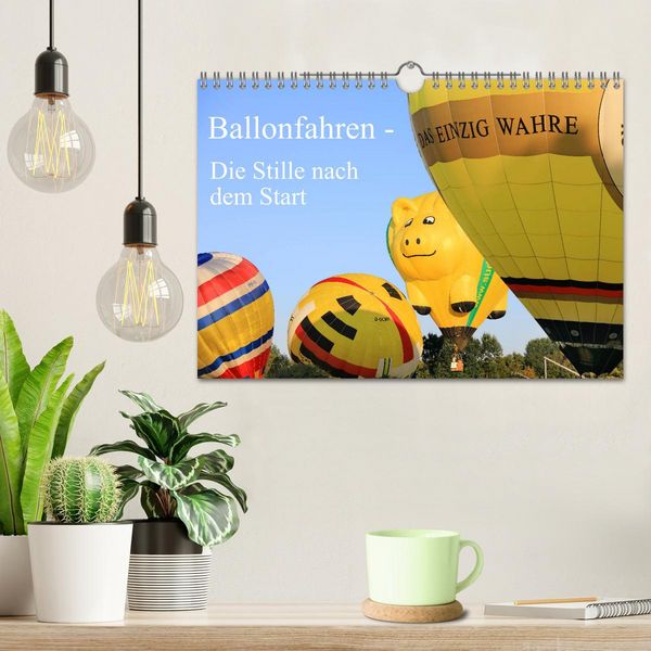 Produktbild: Ballonfahren - Die Stille nach dem Start (Wandkalender 2026 DIN A4 quer), CALVENDO Monatskalender