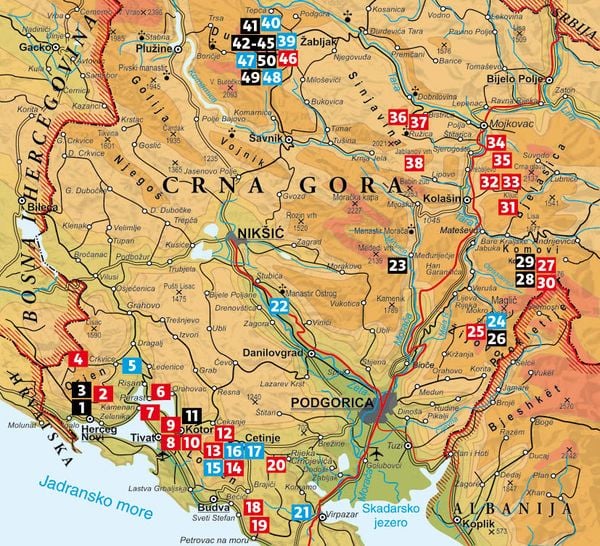Produktbild: ROTHER Wanderf&uuml;hrer Montenegro