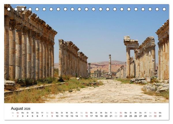 Produktbild: Syrien - verlorene Sch&auml;tze (Tischkalender 2026 DIN A5 quer), CALVENDO Monatskalender