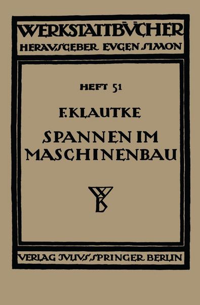 Produktbild: Spannen im Maschinenbau