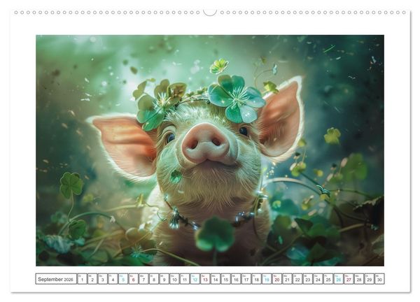 Produktbild: Pure Gl&uuml;cksmomente (Wandkalender 2026 DIN A2 quer), CALVENDO Monatskalender