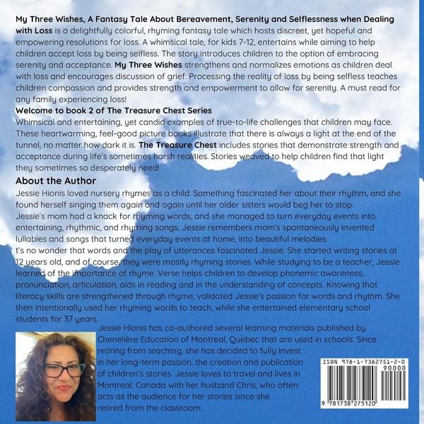 Produktbild: My Three Wishes, A Fantasy Tale About Bereavement, Serenity, and Selflessness when Dealing with Loss. For Children 7 to 12.