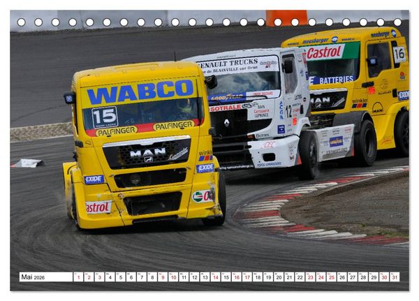 Produktbild: Abenteuer TRUCK RACING (Tischkalender 2026 DIN A5 quer), CALVENDO Monatskalender