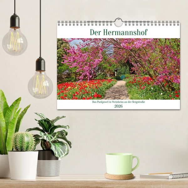 Produktbild: Der Hermannshof Das Parkjuwel in Weinheim an der Bergstra&szlig;e (Wandkalender 2026 DIN A4 quer), CALVENDO Monatskalender