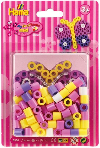 Produktbild: HAMA Maxi-Perlen, kl. Blister Schmetterling