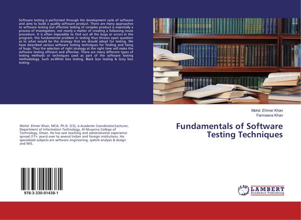 Produktbild: Fundamentals of Software Testing Techniques