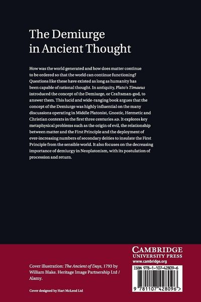 Produktbild: The Demiurge in Ancient Thought