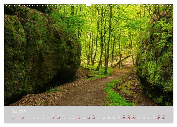 Produktbild: Th&uuml;ringer Wald Das Gr&uuml;ne Herz Deutschlands (hochwertiger Premium Wandkalender 2026 DIN A2 quer), Kunstdruck in Hochglanz