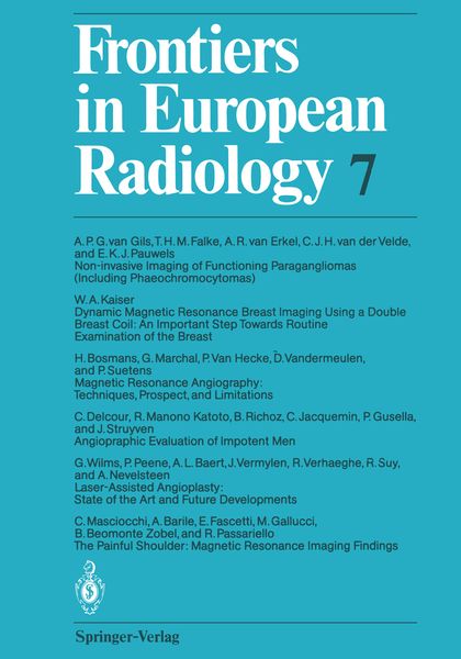 Produktbild: Frontiers in European Radiology