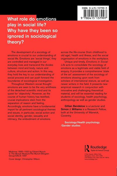Produktbild: Emotions in Social Life