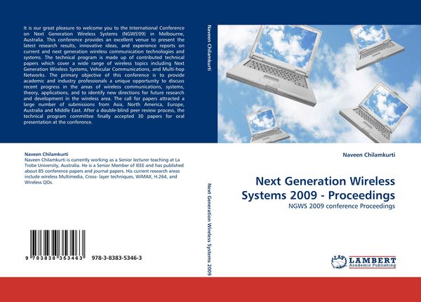 Produktbild: Next Generation Wireless Systems 2009 - Proceedings