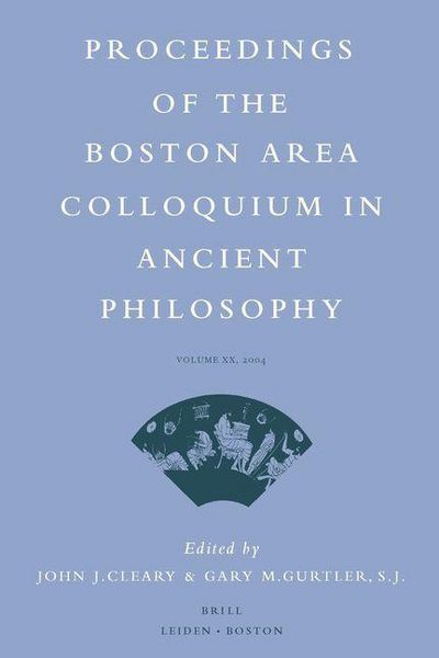 Produktbild: Proceedings of the Boston Area Colloquium in Ancient Philosophy