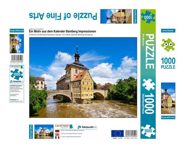 Produktbild: CALVENDO Puzzle Ein Motiv aus dem Kalender Bamberg Impressionen | 1000 Teile Lege-Gr&ouml;&szlig;e 64x48cm Foto-Puzzle f&uuml;r gl&uuml;ckliche Stunden