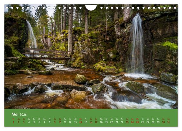 Produktbild: Wassertr&auml;ume im Schwarzwald (Wandkalender 2026 DIN A4 quer), CALVENDO Monatskalender