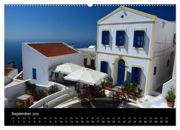 Produktbild: Dodekanes - Impressionen aus Kos, Kalymnos und Nisyros (Wandkalender 2026 DIN A2 quer), CALVENDO Monatskalender