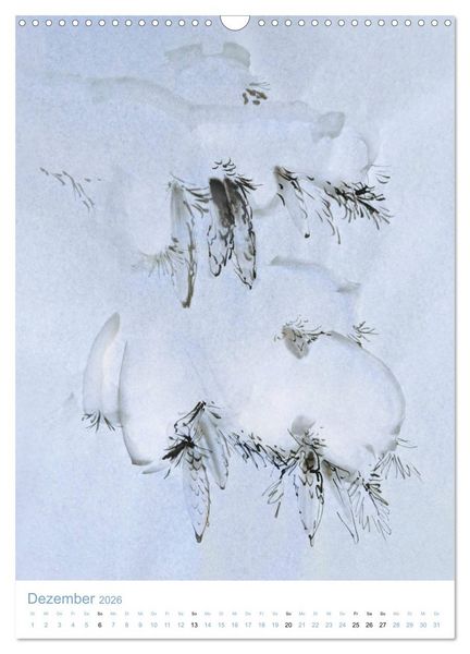 Produktbild: Jahreszeiten in Stil japanischer Malerei - Kunst (Wandkalender 2026 DIN A3 hoch), CALVENDO Monatskalender