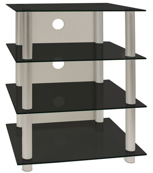 Produktbild: Hifi M&ouml;bel Rack Alu Glas Phono Mediaregal Blados