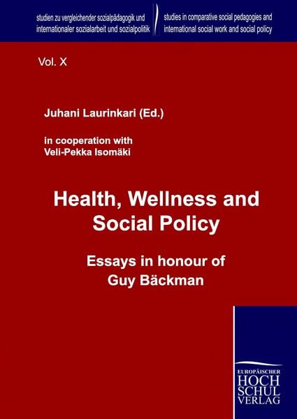 Produktbild: Health, Wellness and Social Policy