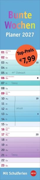 Produktbild: Bunte Wochen Langplaner 2027