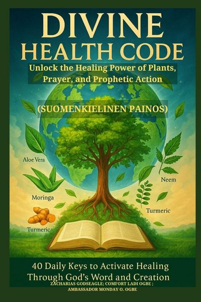 Produktbild: DIVINE HEALTH CODE - 40 Daily Keys to Activate Healing Through God's Word and Creation - (Suomenkielinen painos)