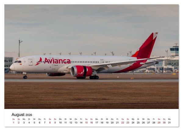 Produktbild: Boeing 787 Kalender (Wandkalender 2026 DIN A4 quer), CALVENDO Monatskalender