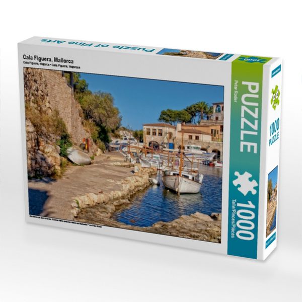 CALVENDO Puzzle Cala Figuera, Mallorca | 1000 Teile Lege-Größe 64x48cm Foto-Puzzle für glückliche Stunden