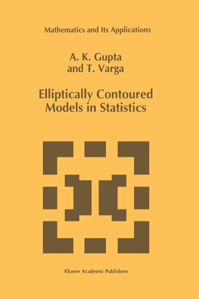 Produktbild: Elliptically Contoured Models in Statistics