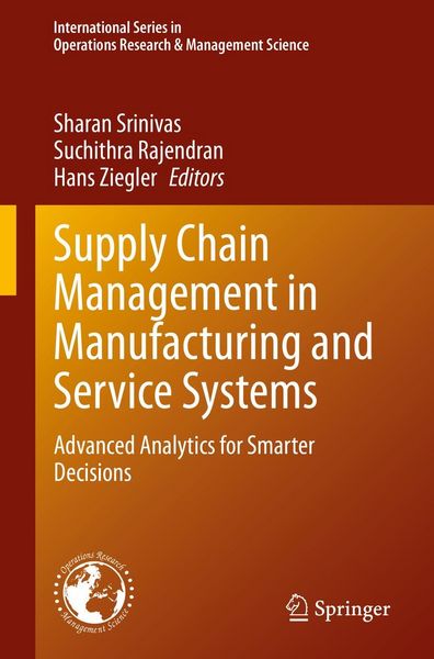 Produktbild: Supply Chain Management in Manufacturing and Service Systems
