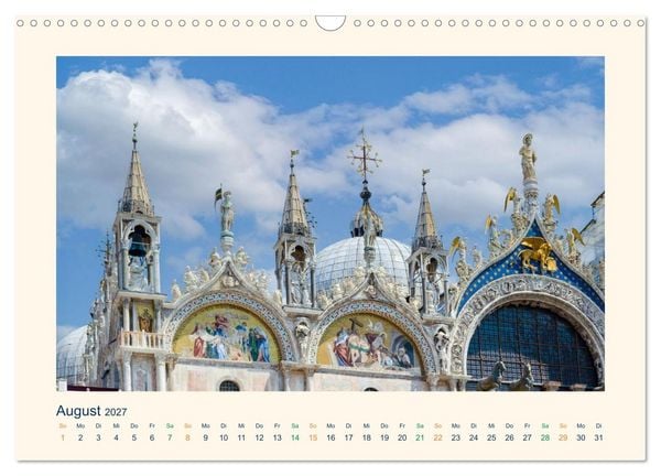 Produktbild: Venedig, die zeitlos Elegante (Wandkalender 2027 DIN A3 quer), CALVENDO Monatskalender