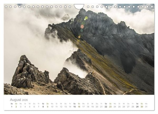 Produktbild: Berge - Die Sch&ouml;nheit der Alpen (Wandkalender 2026 DIN A4 quer), CALVENDO Monatskalender