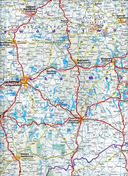 Reise Know-How Landkarte Polen, Nord 1 : 350.000