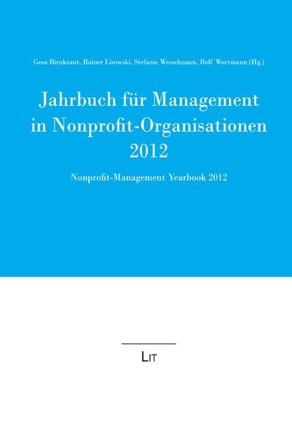 Produktbild: Jahrbuch f&uuml;r Management in Nonprofit-Organisationen 2012