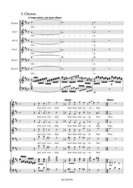 Produktbild: H&auml;ndel, G: King shall rejoice/Klavierauszug