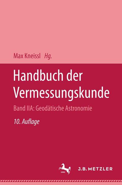 Produktbild: Handbuch der Vermessungskunde