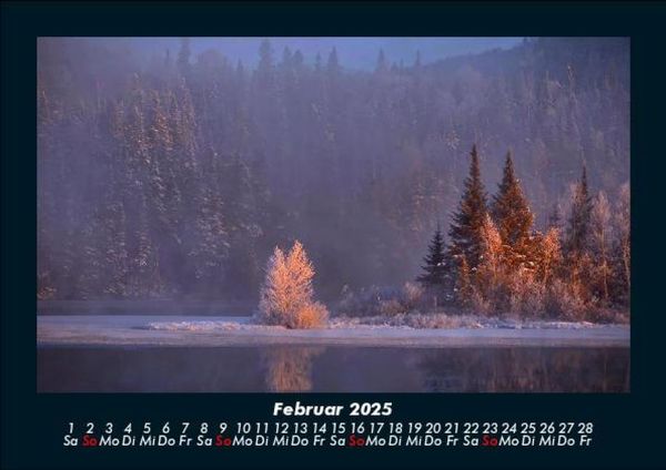 Produktbild: Landschaftskalender 2025 Fotokalender DIN A5