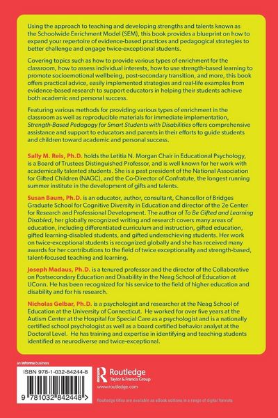 Produktbild: Strength-Based Pedagogy for Smart Students with Disabilities