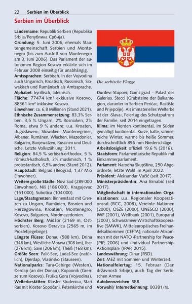 Produktbild: TRESCHER Reiseführer Serbien