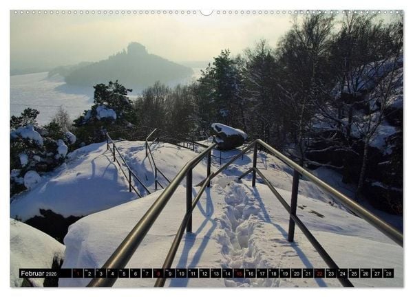 Produktbild: Elbsandsteingebirge (Wandkalender 2026 DIN A2 quer), CALVENDO Monatskalender