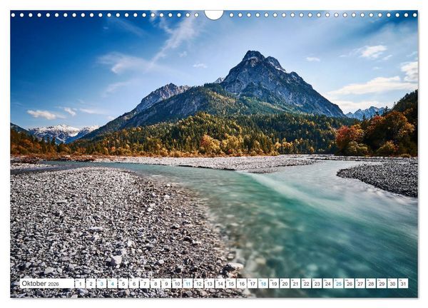 Produktbild: Am Wasser entlang in den Alpen (Wandkalender 2026 DIN A3 quer), CALVENDO Monatskalender