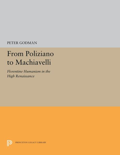 Produktbild: From Poliziano to Machiavelli