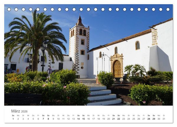 Produktbild: Fuerteventura - die W&uuml;steninsel der Kanaren (Tischkalender 2026 DIN A5 quer), CALVENDO Monatskalender