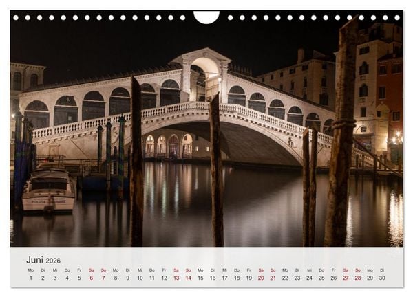 Produktbild: Venedig - Romantische Stadt am Canal Grande (Wandkalender 2026 DIN A4 quer), CALVENDO Monatskalender