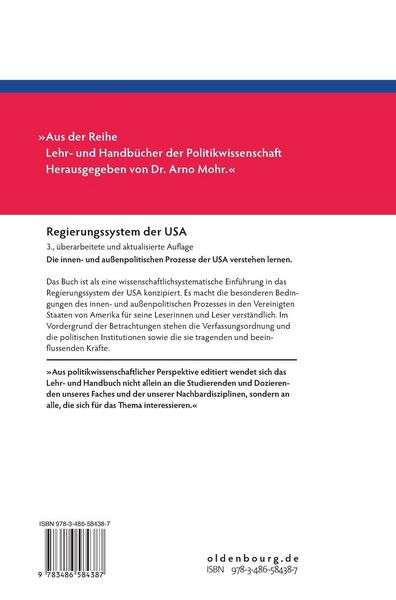 Produktbild: Regierungssystem der USA