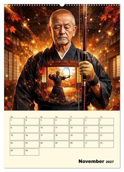 Produktbild: Seele des Kriegers (Wandkalender 2027 DIN A2 hoch), CALVENDO Monatskalender